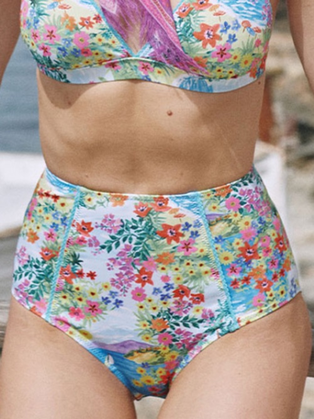 FIRM NWT Spell Capri High Waisted Bikini Bottoms XL Boho Floral Price drop ⬇️